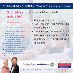 Inteligencja emocjonalna. Emocje a zdrowie